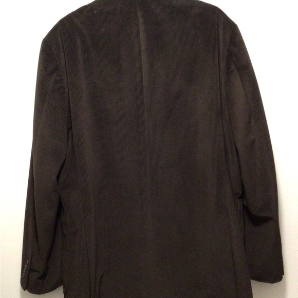 Johnston & Murphy brown corduroy single breast XL 2 button front sports blazer - Picture 10 of 10